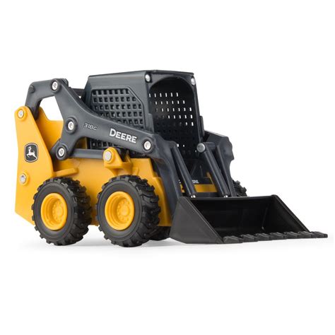 toy skid steer 1.32 scale john deere with attachments|Tomy John Deere Tractor with Loader 1/32 Scale .